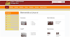 Desktop Screenshot of linux-si.com