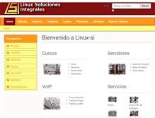 Tablet Screenshot of linux-si.com